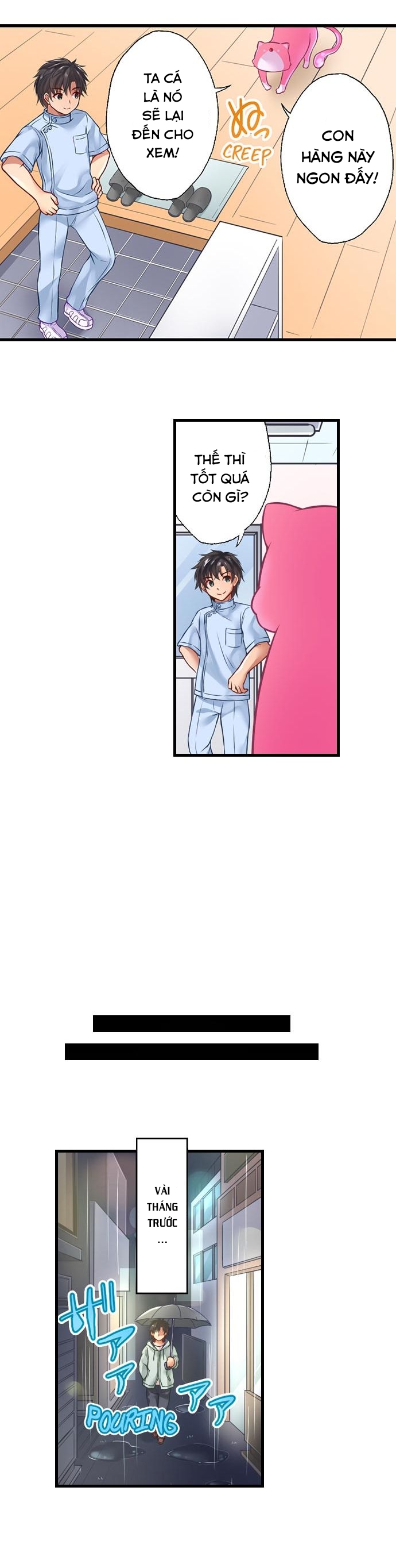 Đọc truyện hentai Tiệm Mát Xa Xúc Tu - Chap 1 - Nhặt Được Một Con Quái!?