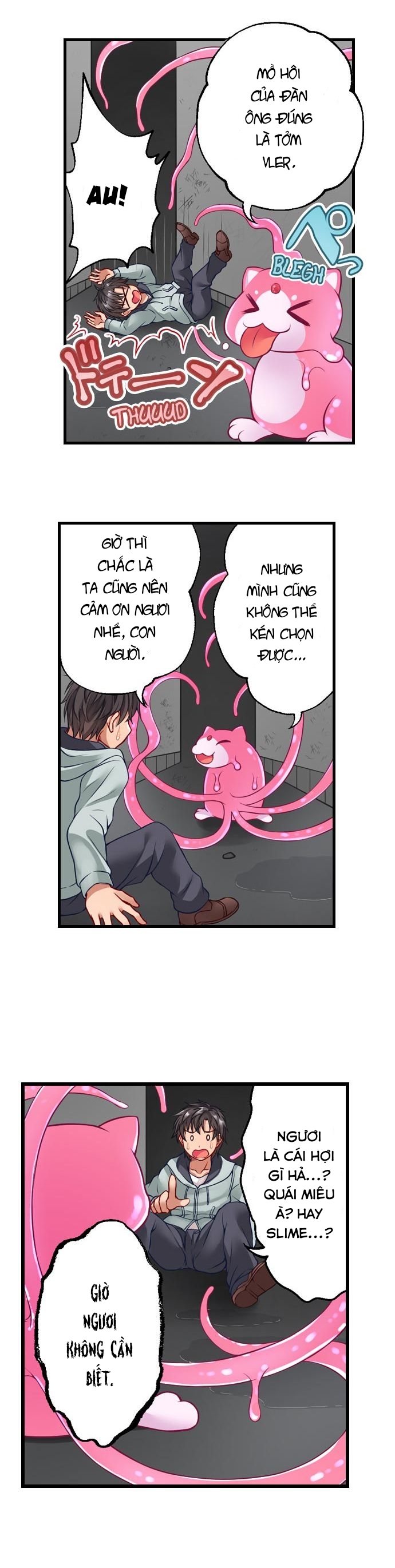 Đọc truyện hentai Tiệm Mát Xa Xúc Tu - Chap 1 - Nhặt Được Một Con Quái!?