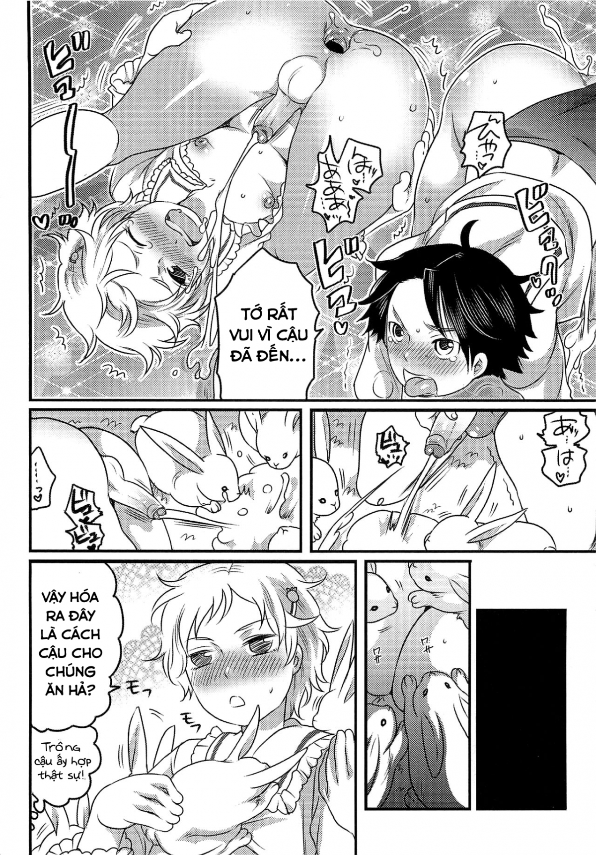 Đọc truyện hentai Ore To Aitsu To Usagigoya - Oneshot