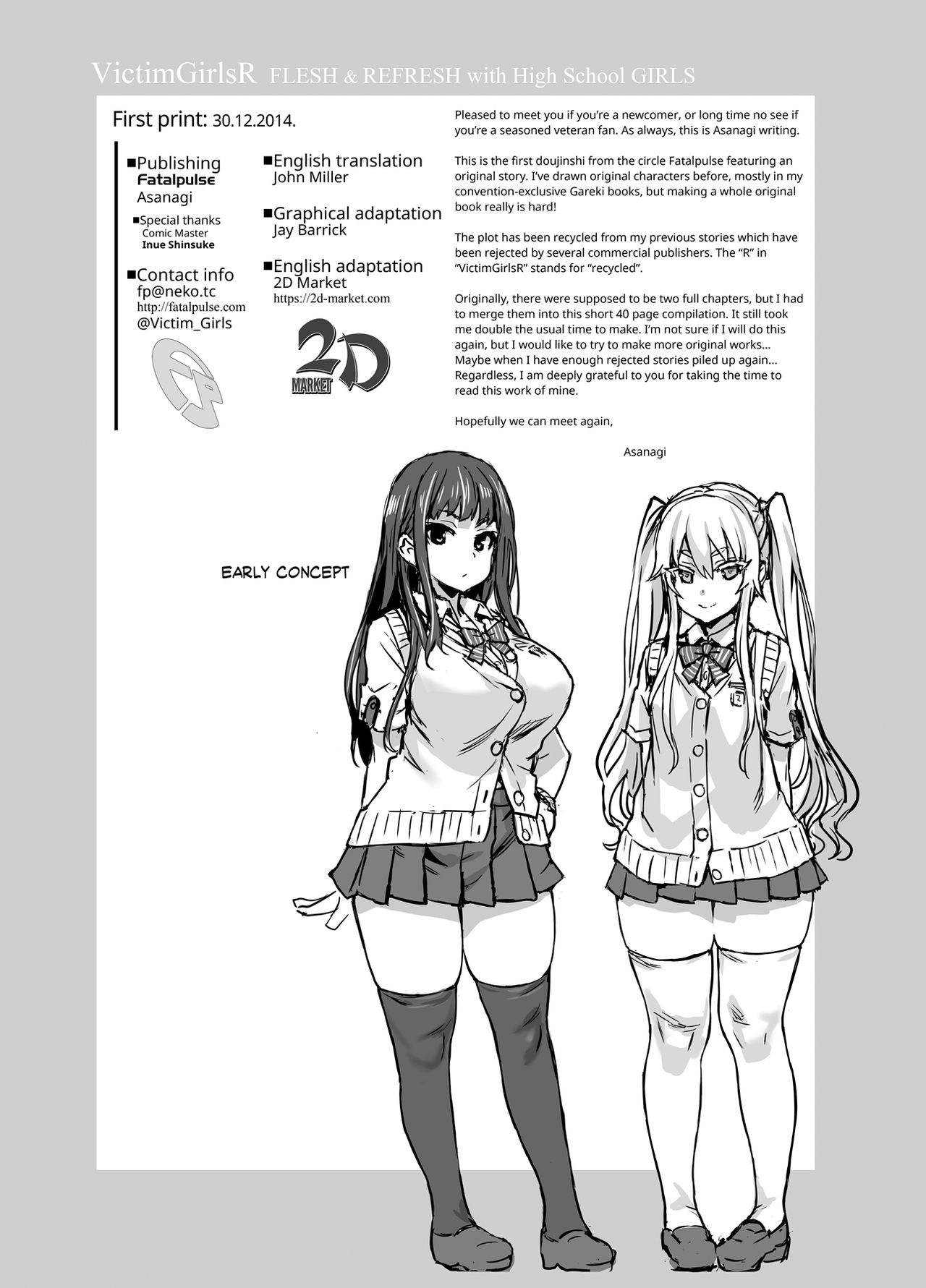 Đọc truyện hentai VictimGirlsR ...JK de Refre -Flesh & Refresh- - Chap 1