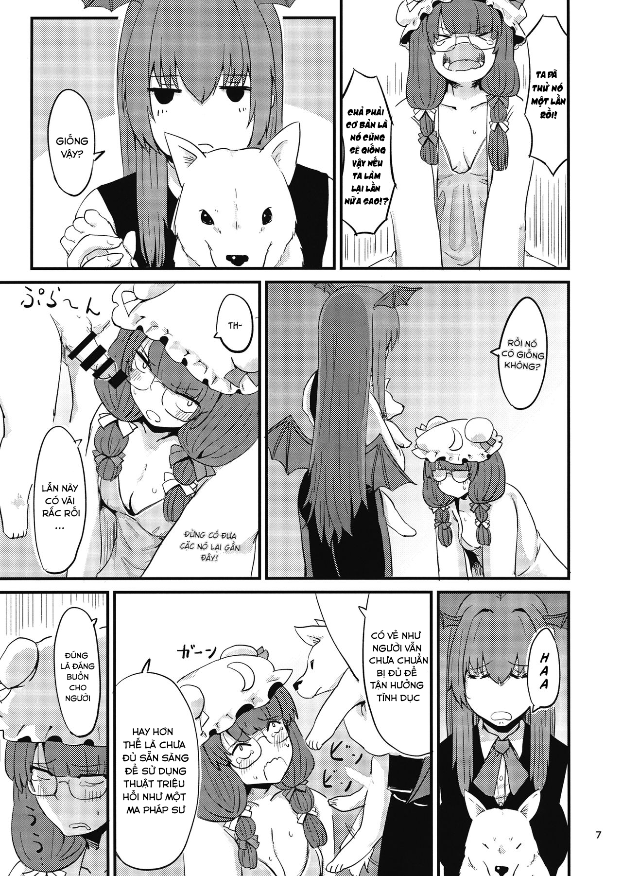 Đọc truyện hentai Zannen Patchouli no Ukkari Shoukanjutsu 2 - Oneshot ngọt