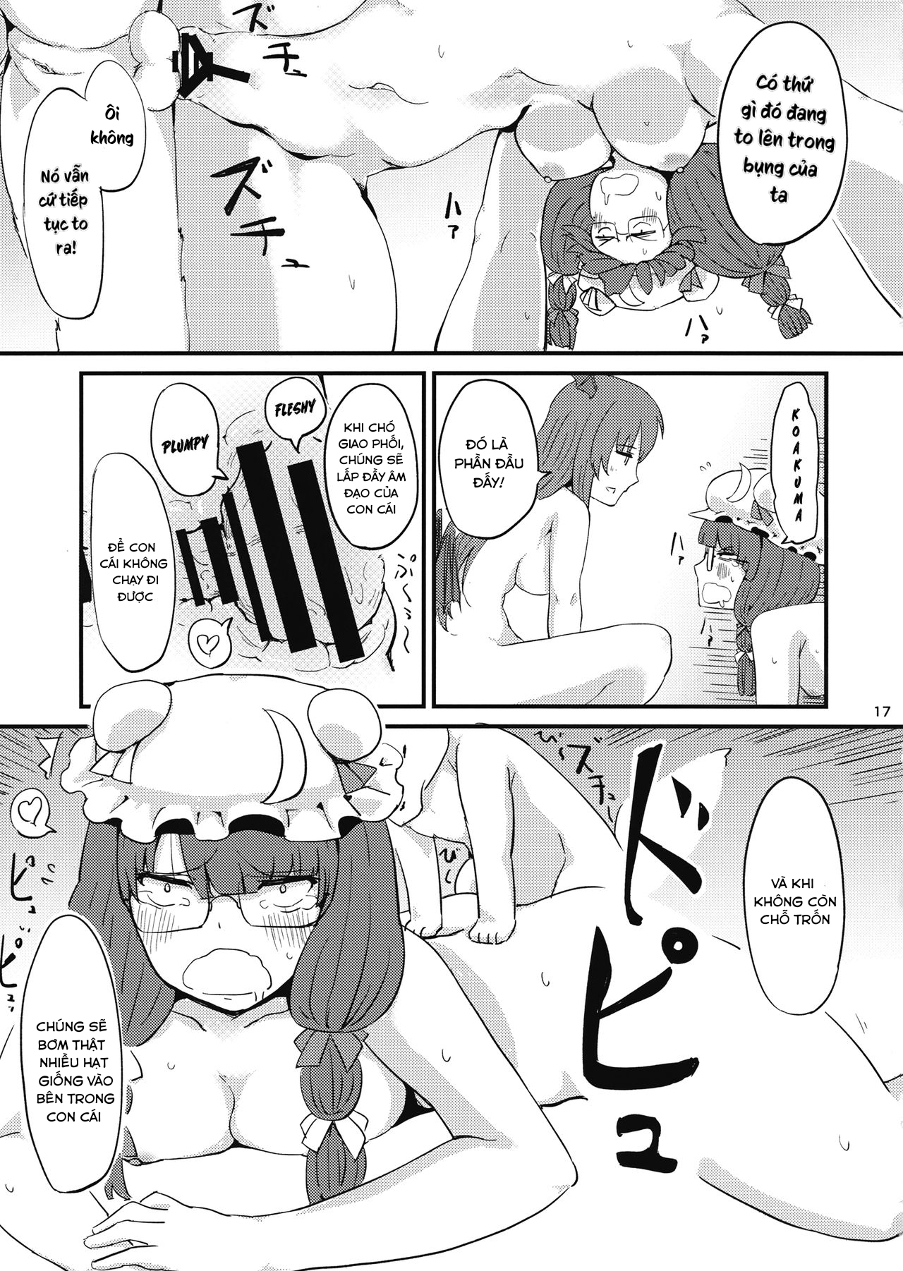 Đọc truyện hentai Zannen Patchouli no Ukkari Shoukanjutsu 2 - Oneshot ngọt