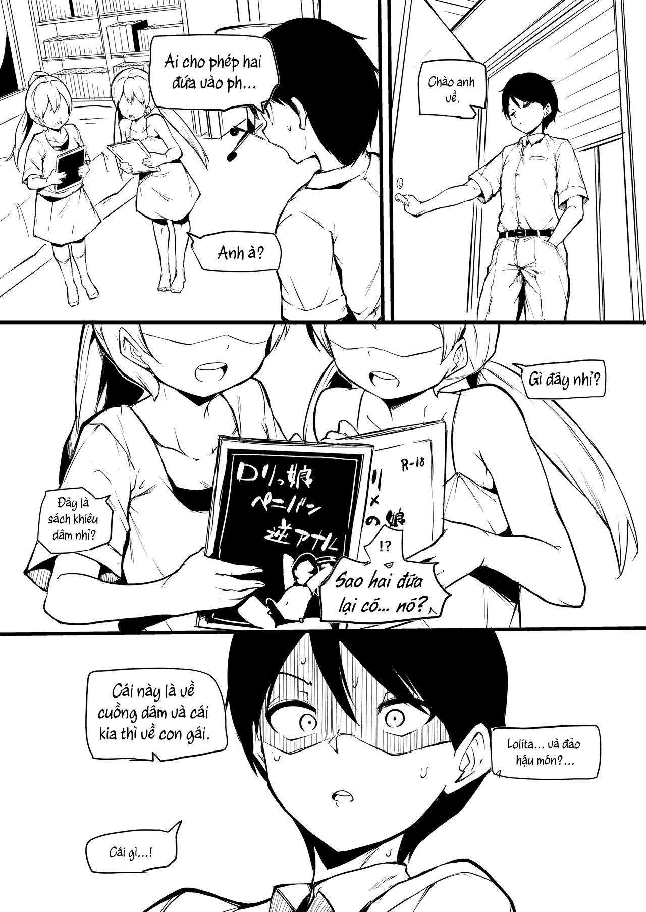 Đọc truyện hentai Chị em song sinh khiến Onii-chan trở thành nữ - Oneshot