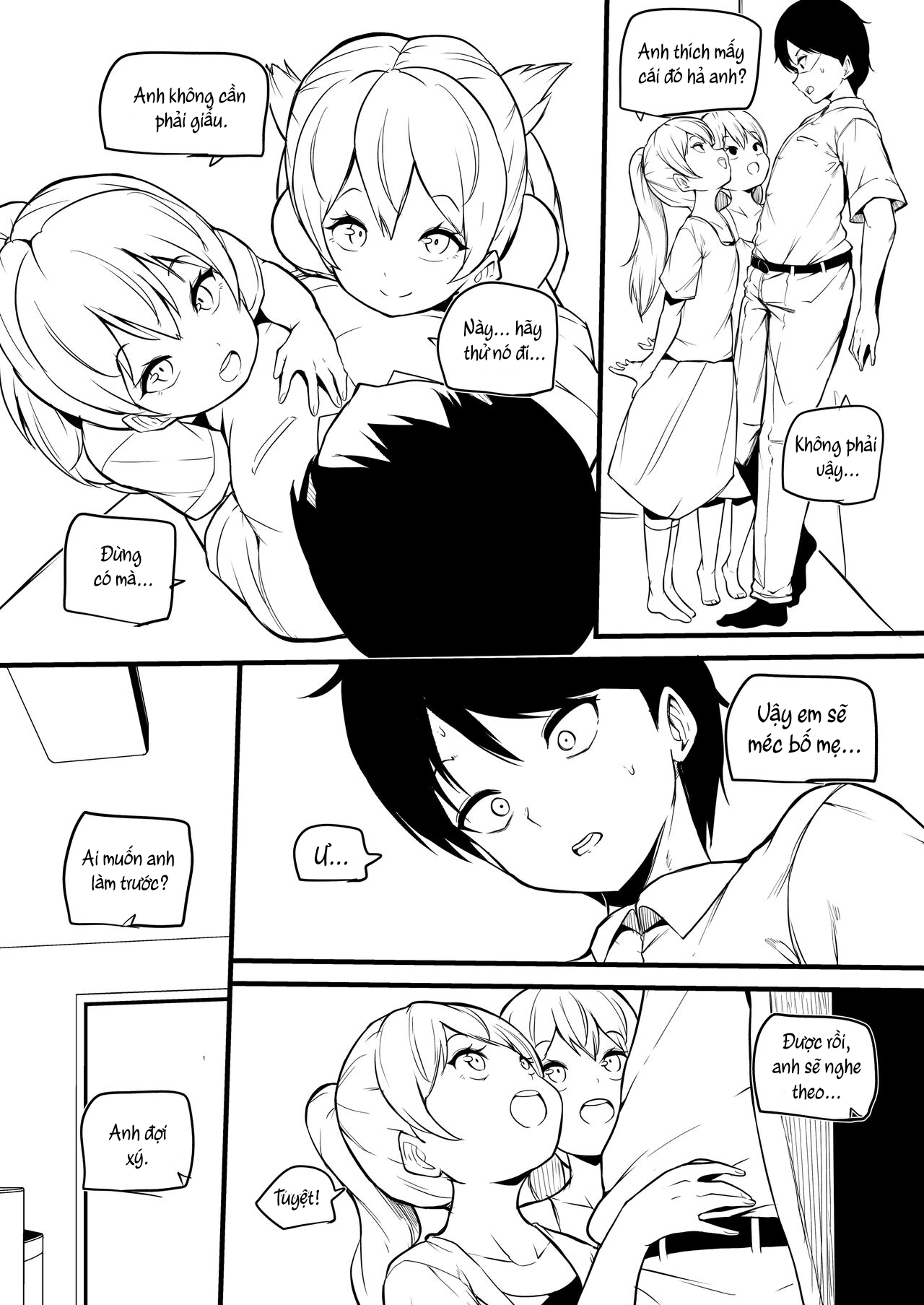 Đọc truyện hentai Chị em song sinh khiến Onii-chan trở thành nữ - Oneshot